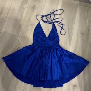 Bright Blue Mini Dress